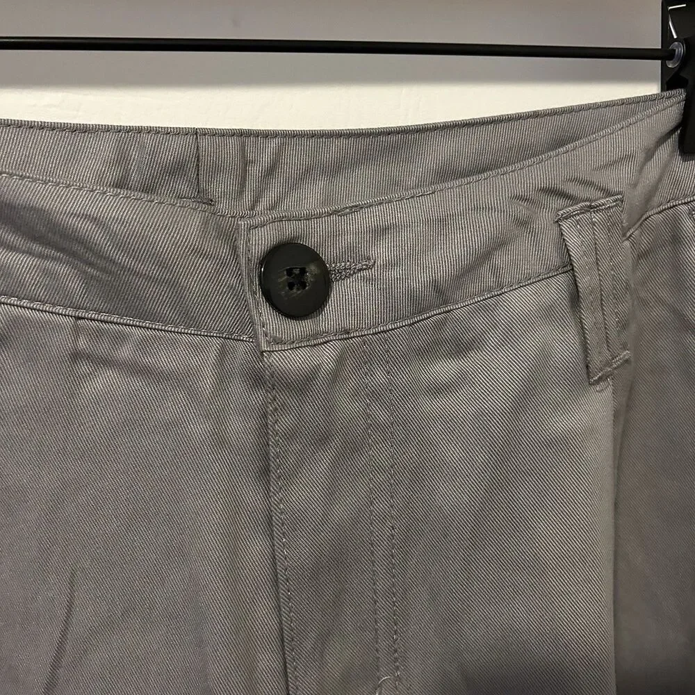 Sundance Women's Gray Tencel Pleated High Rise Straight Pants Size 12 Office - Picture 5 of 11